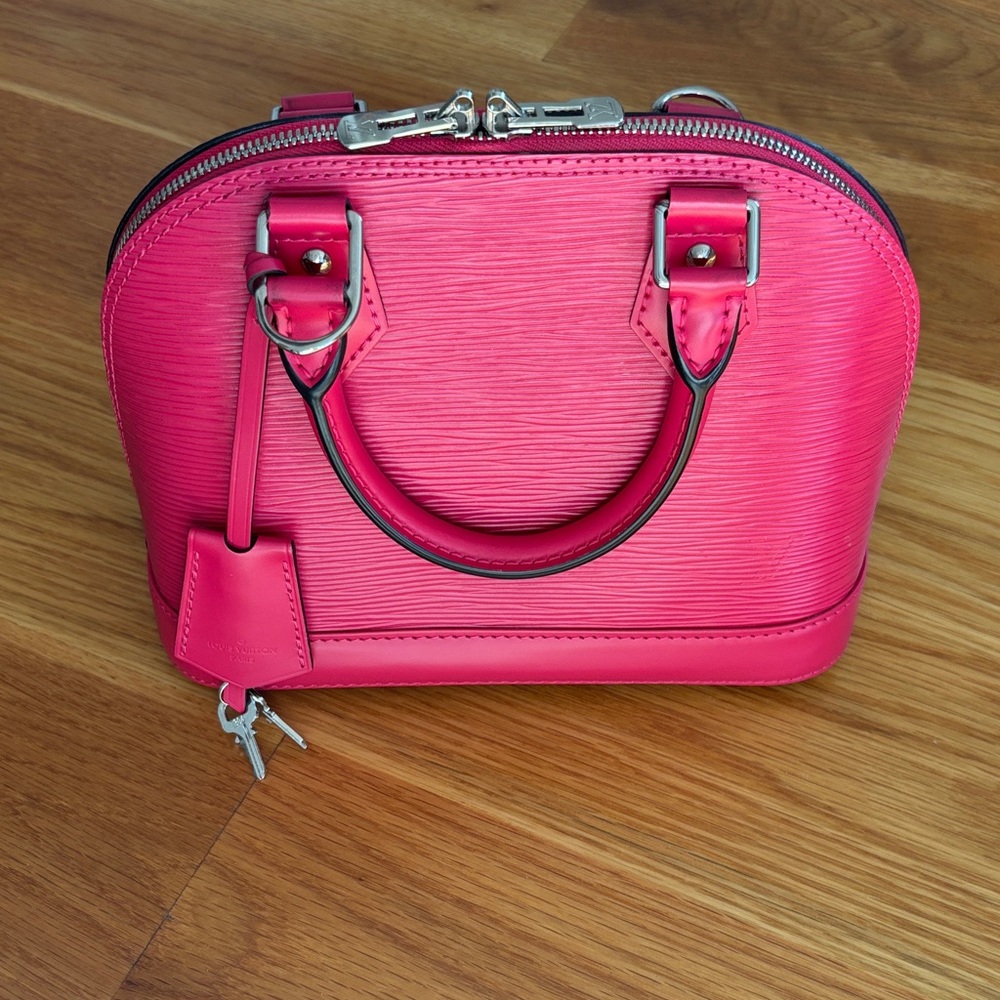SOLD Louis Vuitton Alma BB Vibrant Pink Mini Bag
